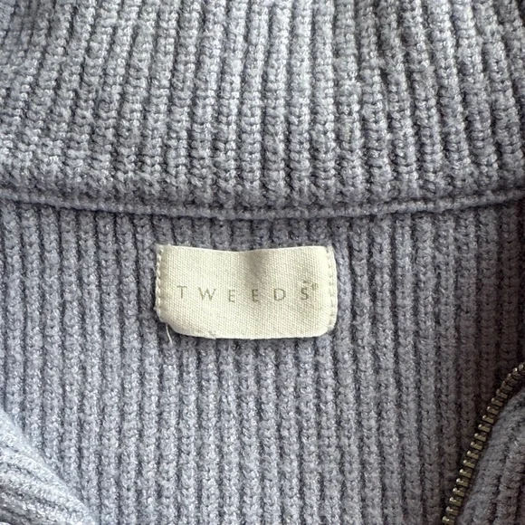 Tweeds Lilac Purple Ribbed Sweater - Picture 3 of 3